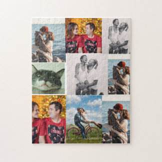 Personalized 9 Photo Collage Puzzle