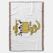  Personalized 9th Birthday King Crown Design Decke (Vorderseite Vertikal)