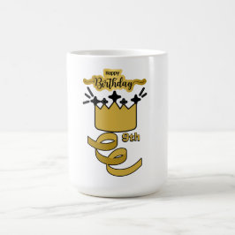 Personalized 9th Birthday King Crown Design Kaffeetasse