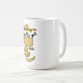  Personalized 9th Birthday King Crown Design Kaffeetasse (VorderseiteRechts)
