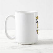  Personalized 9th Birthday King Crown Design Kaffeetasse (Links)