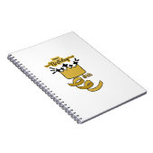  Personalized 9th Birthday King Crown Design Notizblock (Rechte Seite)