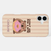 Personalized A fun play on words Castor & Dona iPhone Hülle (Rückseite (Horizontal))