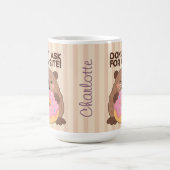 Personalized A fun play on words Castor & Dona Kaffeetasse (Mittel)