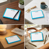 Personalized "A Note From" Custom Name Notepad Post-it Klebezettel