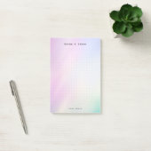 Personalized abstract pastel aesthetic dot Grid  Post-it Klebezettel (Büro)