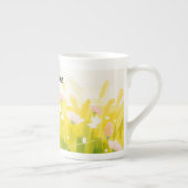 Personalized Abstract Spring Meadow Porzellantasse (Rechts)