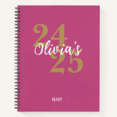 Personalized Academic Diary 2024-2025 Notizblock (Vorderseite)