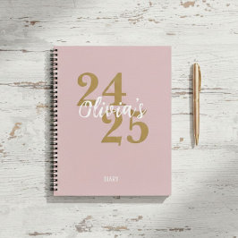 Personalized Academic Diary 2024-2025 Notizblock