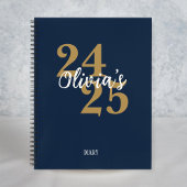 Personalized Academic Diary 2024-2025 Notizblock