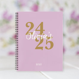 Personalized Academic Diary 2024-2025  Notizblock