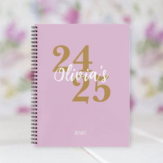 Personalized Academic Diary 2024-2025  Notizblock