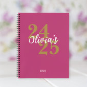 Personalized Academic Diary 2024-2025 Notizblock