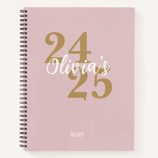 Personalized Academic Diary 2024-2025 Notizblock (Vorderseite)