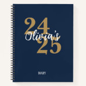 Personalized Academic Diary 2024-2025 Notizblock (Vorderseite)