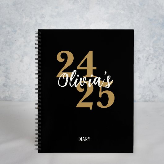Personalized Academic Diary 2024-2025 Student Notizblock