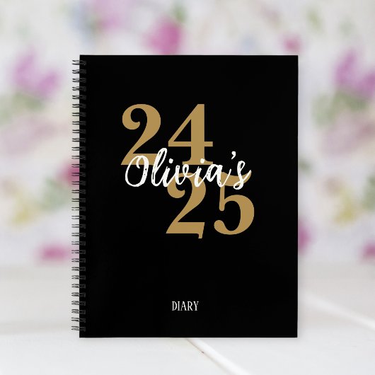 Personalized Academic Diary 2024-2025 Student Notizblock