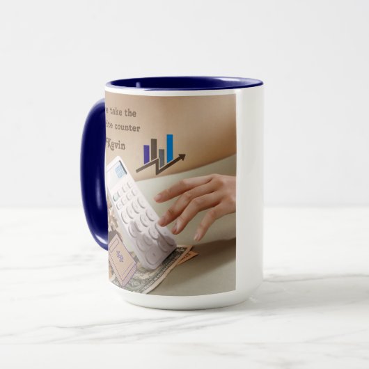 Personalized Accounting Mug Tasse (Vorderseite Links)