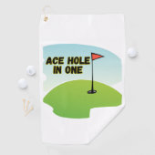  Personalized Ace Hole in One Golfhandtuch (Insitu)