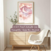 Personalized Acrylic Nursery Sign | Pastel Moon Acrylschild