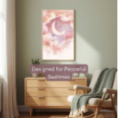 Personalized Acrylic Nursery Sign | Pastel Moon Acrylschild