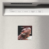 Personalized Adult Red Bearded Dragon Lizard Magnet (In Situ (Geschirrspüler))