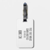 Personalized|| adventure|| Heißluftballone Gepäckanhänger (Rückseite vertikal)