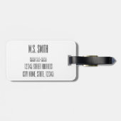 Personalized|| adventure|| Schottland Gepäckanhänger (Rückseite horizontal)