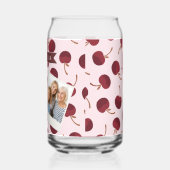 Personalized Aesthetic Cherry Pattern Name Gift Dosenglas (Links)