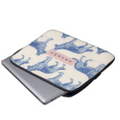 Personalized Aesthetic German Shepherd Pattern Laptopschutzhülle (Vorne Knopf)
