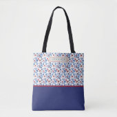 Personalized Aesthetic Patriotic Wildflowers Tasche (Vorderseite)