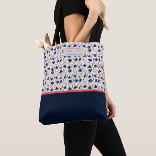 Personalized Aesthetic Patriotic Wildflowers Tasche (Von Nahem)