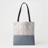 Personalized Aesthetic Patriotic Wildflowers Tasche (Vorderseite)
