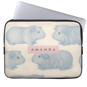 Personalized Aesthetically Guinea Pigs Pattern Laptopschutzhülle (Vorderseite)