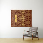 Personalized African: Elephant Mara Glory | Luxury Wandteppich (Beispiel (Horizontal))