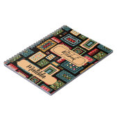 Personalized African print Notizblock (Linke Seite)