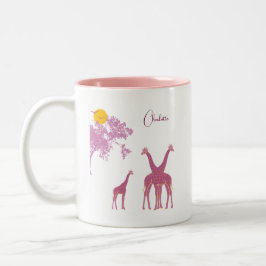 Personalized African Safari Zweifarbige Tasse