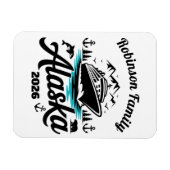 Personalized Alaska Cruise Door Marker Magnet (Horizontal)