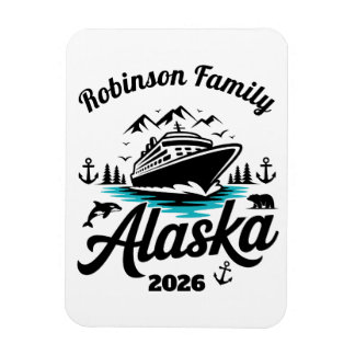 Personalized Alaska Cruise Door Marker Magnet