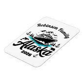 Personalized Alaska Cruise Door Marker Magnet (Linke Seite)
