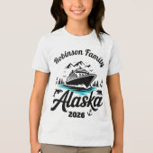 Personalized Alaska Cruise Tri-Blend Shirt (Vorderseite)