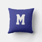 Personalized Alphabet  Throw Pillow Kissen (Rückseite)