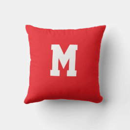Personalized Alphabet  Throw Pillow Kissen