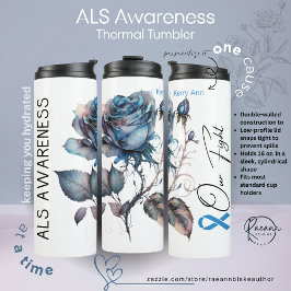 Personalized ALS Awareness Thermosbecher