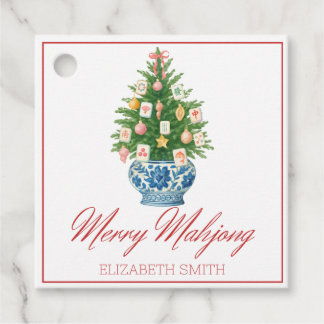 Personalized American Mahjong Gift Tags Geschenkanhänger
