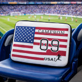 Personalized American Soccer Athlete Patriotic  Laptopschutzhülle