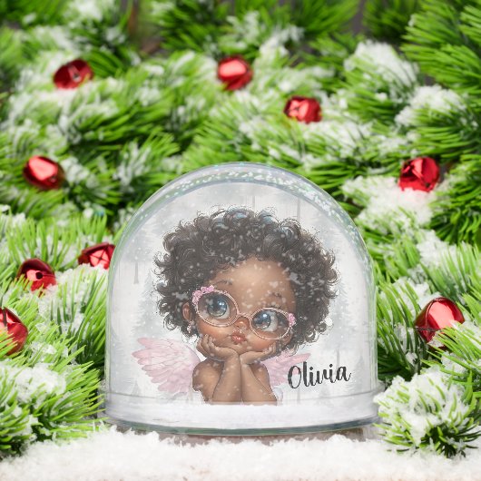 Personalized Angel Snow Globe Christmas Keepsake Schneekugeln (Weihnachten)