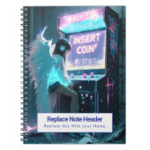 Personalized Anime Themed Notebook Notizblock (Vorderseite)