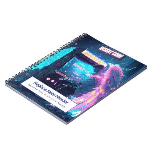 Personalized Anime Themed Notebook Notizblock (Linke Seite)