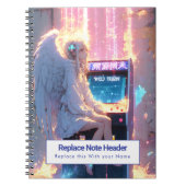 Personalized Anime Themed Notebook Notizblock (Vorderseite)